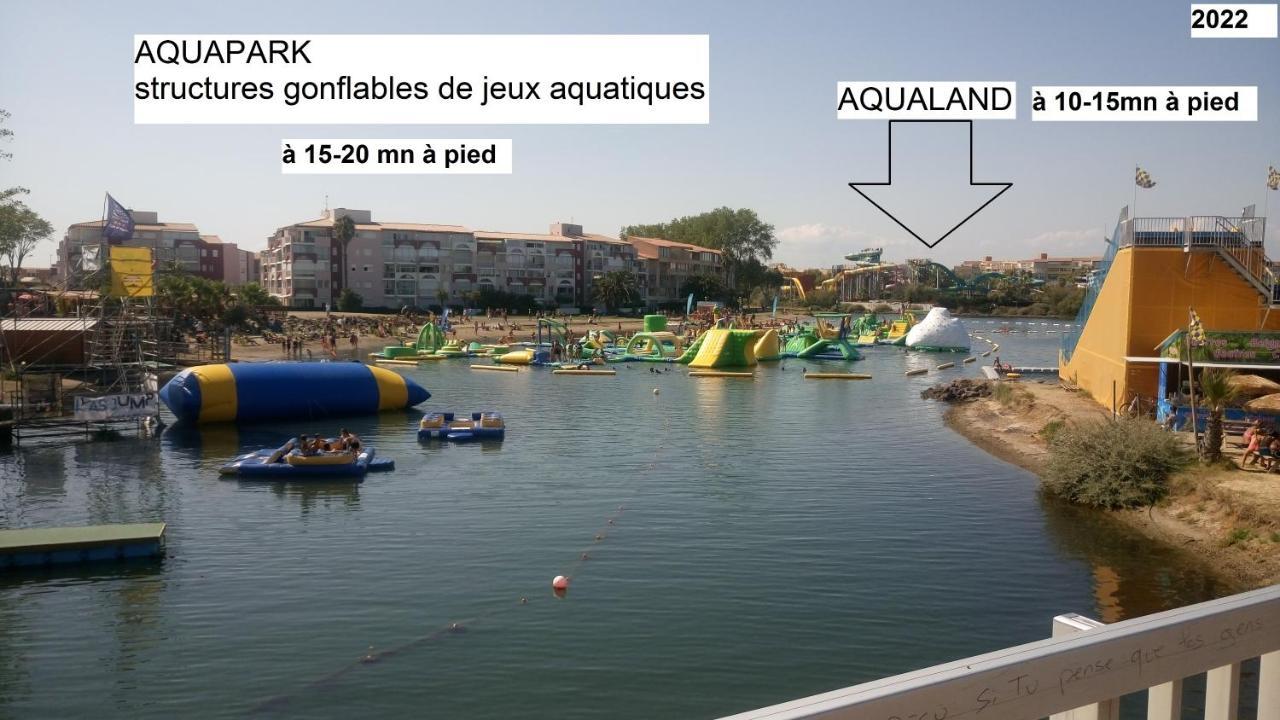 Appartement Les Locations de Lara III - T2 - 2 lits doubles Loggia Piscine Parking privatif à Agde Extérieur photo